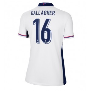Fotbalové Dres Anglie Conor Gallagher #16 Dámské Domácí Oblečení ME 2024 Krátký Rukáv